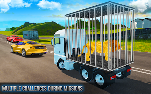 لعبة الحيوان شاحنة محاكاة 3D