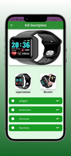 Android application D20s Fitpro smart watch Guide screenshort