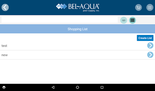 Bel-Aqua B2B Ordering for Tabl