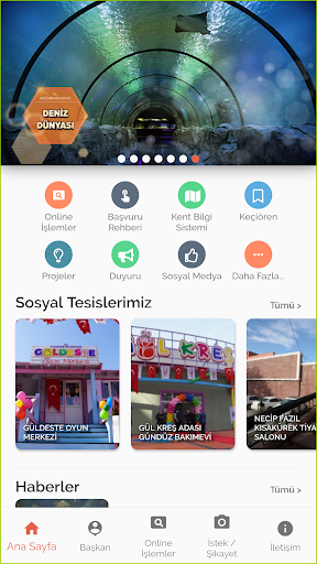 Android application Keçiören Belediyesi screenshort
