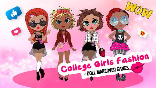 Android application College Girls Fashion - Doll M screenshort