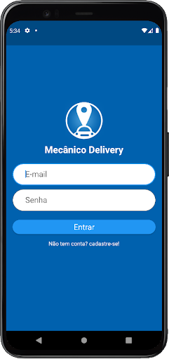 Android application Sou Mecânico Delivery screenshort