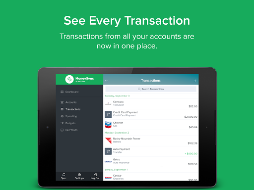 MoneySync Money Management