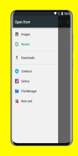 Android application Shadow Notes screenshort