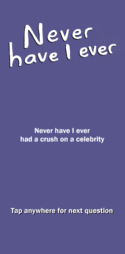 Android application Never Have I Ever screenshort