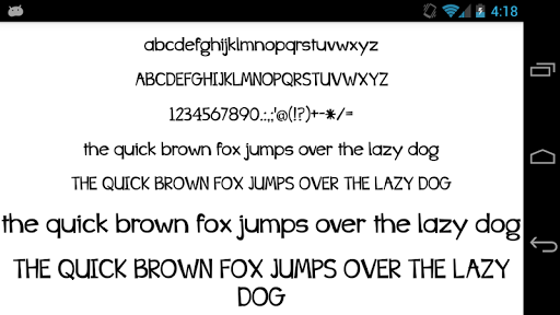 Comic Fonts Message Maker Screen 2