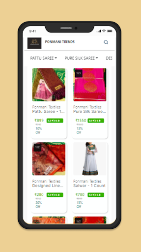 Ponmani Trends Screen 2