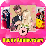 Cover Image of Download Anniversary Video Maker with S  APK