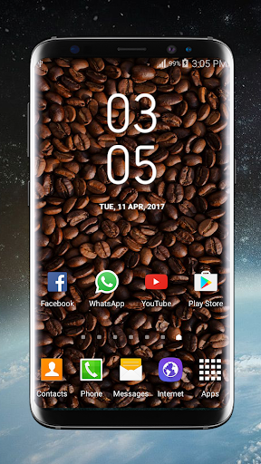 Galaxy S8 Plus Digital Clock W Screen 2