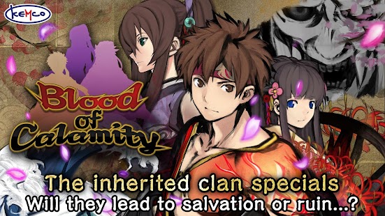 Captura de pantalla del juego de rol Blood of Calamity