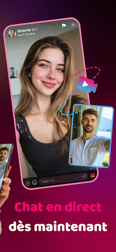 PinkChat - Chat Vidéo 1v1 screenshot 2