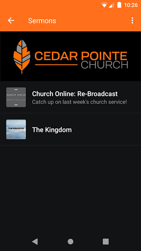Cedar Pointe Church Screen 2