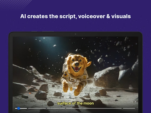 Screenshot of invideo AI: Video Generator