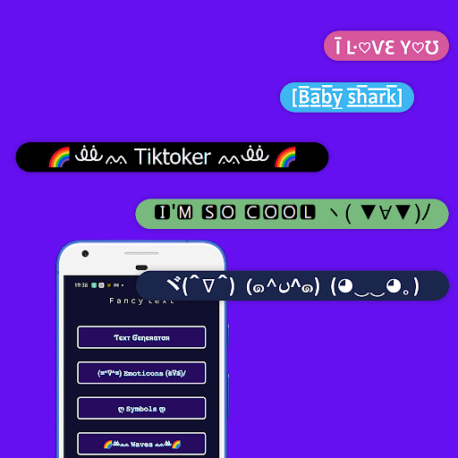 Android application Fancy text | FF, Stylish name screenshort