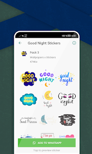 Good Night Stickers WASticker