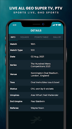 Live All Geo Super TV, PTV Sports Live, GHD Sports