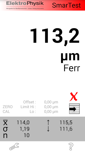 Android application SmarTest screenshort