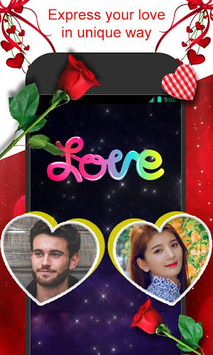 Android application Love Locket Photo Frames HD screenshort