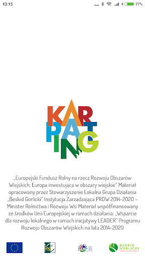 Android application Karpating screenshort