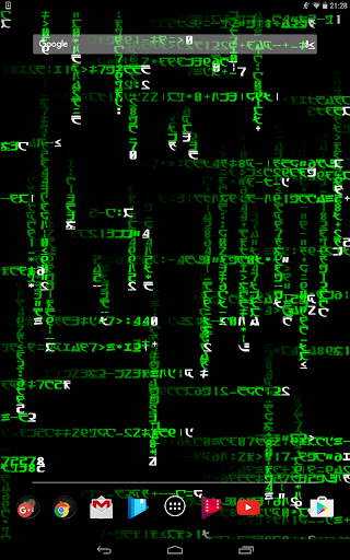 Matrix Effect Live Wallpaper