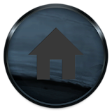 VM7 Grey on Blue Icon Set icon