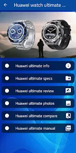 Huawei Watch Ultimate Guide