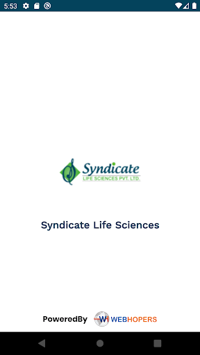 Android application Syndicate Life Sciences screenshort
