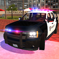 American Police Suv Driving C