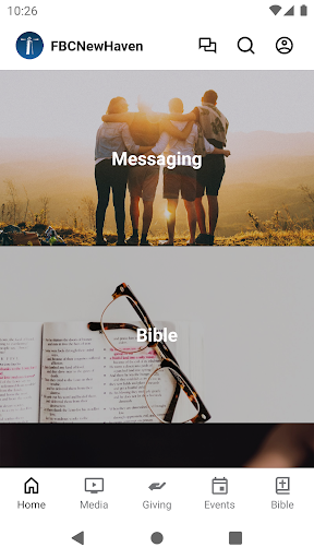 Android application First Baptist Church New Haven screenshort