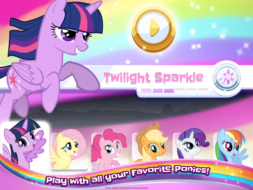 Pelari Little Pony Rainbow saya