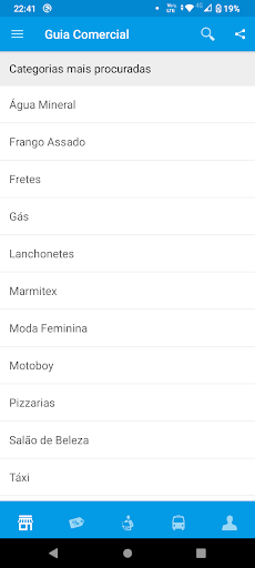 Android application Guia Praia da Costa screenshort