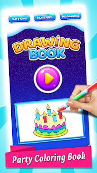 Birthday Party Coloring Book screenshot 1