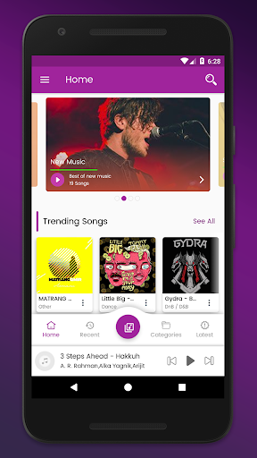 Android application SoundHost - Listen And Downloa screenshort