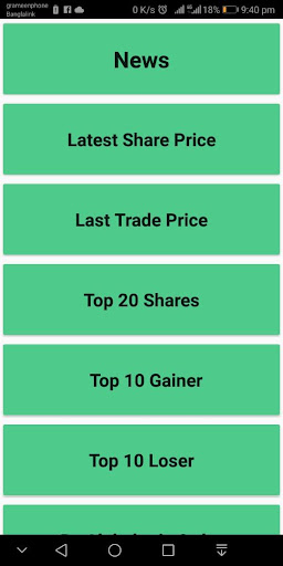 Stock Exchange Update