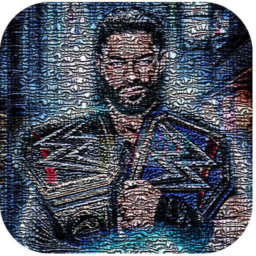 WWE Blurred Wrestlers Game Logo