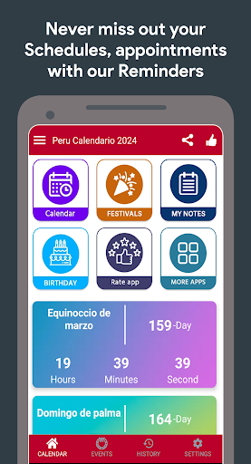 Peru Calendario 2024 Screen 3