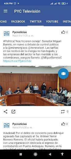 Android application Canal PyC Televisión screenshort