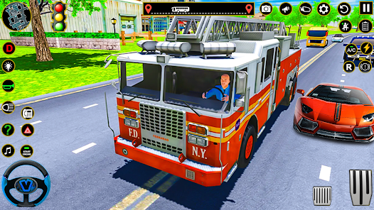 Firefighter: Fire Truck Rescue 1.0 APK + Mod (Unlimited money) إلى عن على ذكري المظهر