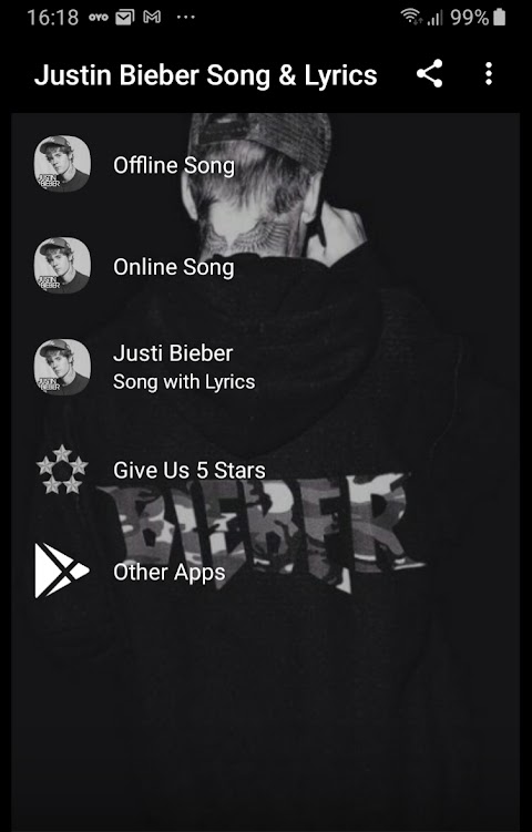 Justin Bieber Song & Lyricsのおすすめ画像1
