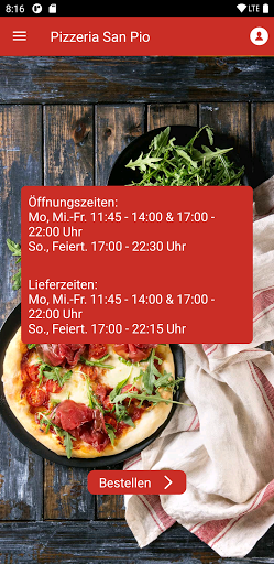 Pizzeria San Pio Screen 2