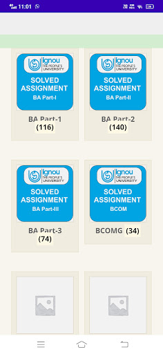 IGNOU SOLVED ASSIGNMENT Screen 3
