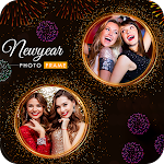Cover Image of ダウンロード Newyear Dual Photo Frames  APK