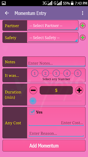 My Maturity Tracker Screen 3