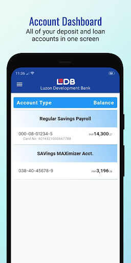 LDB Mobile App Screen 3