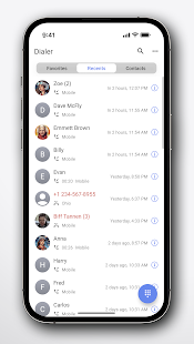 Right Dialer Screenshot