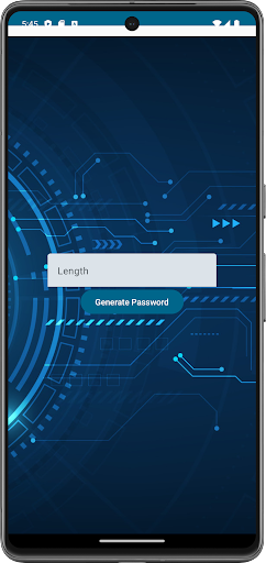 Android application MYJ Password Generator screenshort