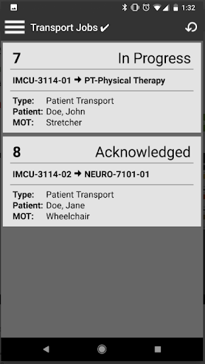 Patient Flow Screen 2