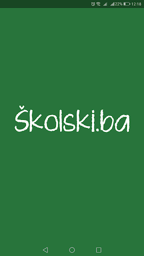 Android application Školski.ba screenshort