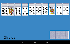 screenshot of Classic Spider Solitaire