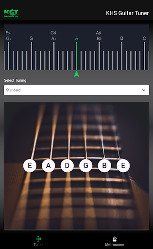Android application KHS Guitar Tuner Pro screenshort